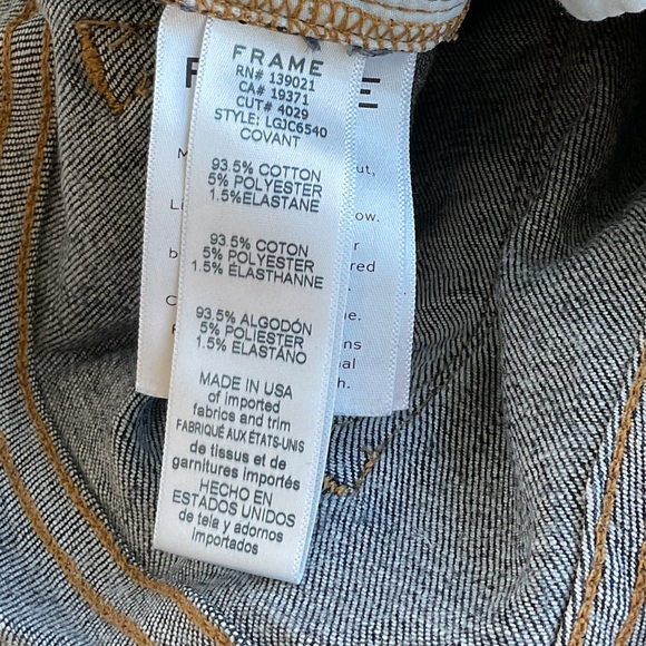 FRAME Denim women’s Le Garçon jeans - Picture 12 of 15